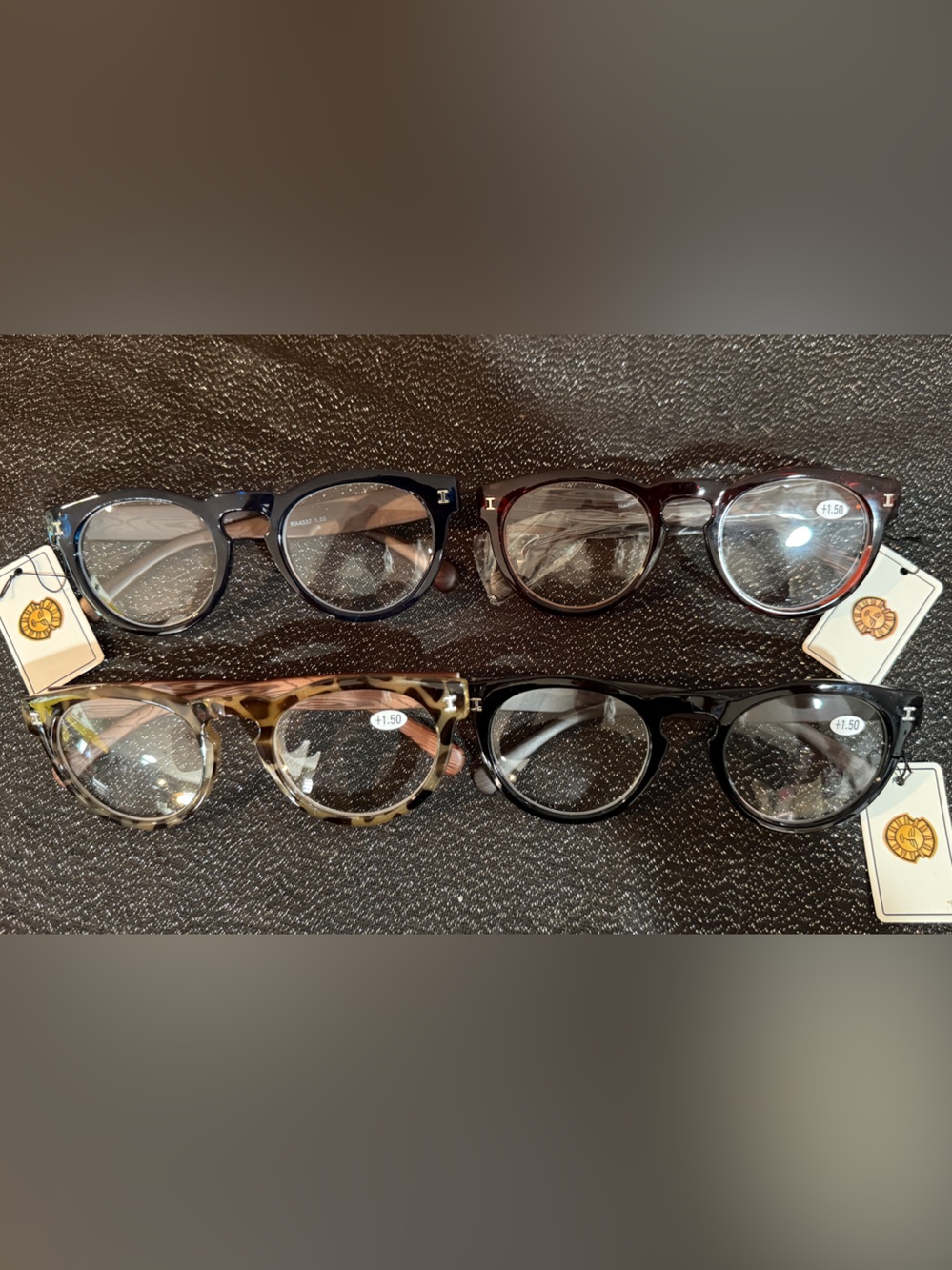 Classic Round Men’s Eyeglasses - Black & Tortoiseshell